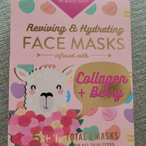 Collagen & Berry Face Masks - Pink